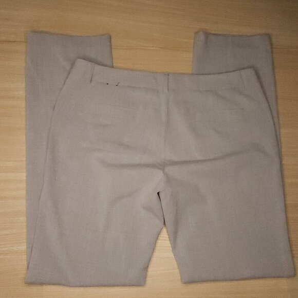 Amanda + Chelsea Grey Straight Leg Career Pants 8 - Picture 2 of 7